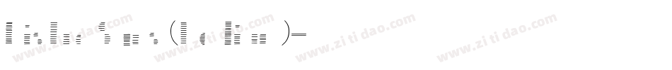 Bistro Sans (Medium)字体转换